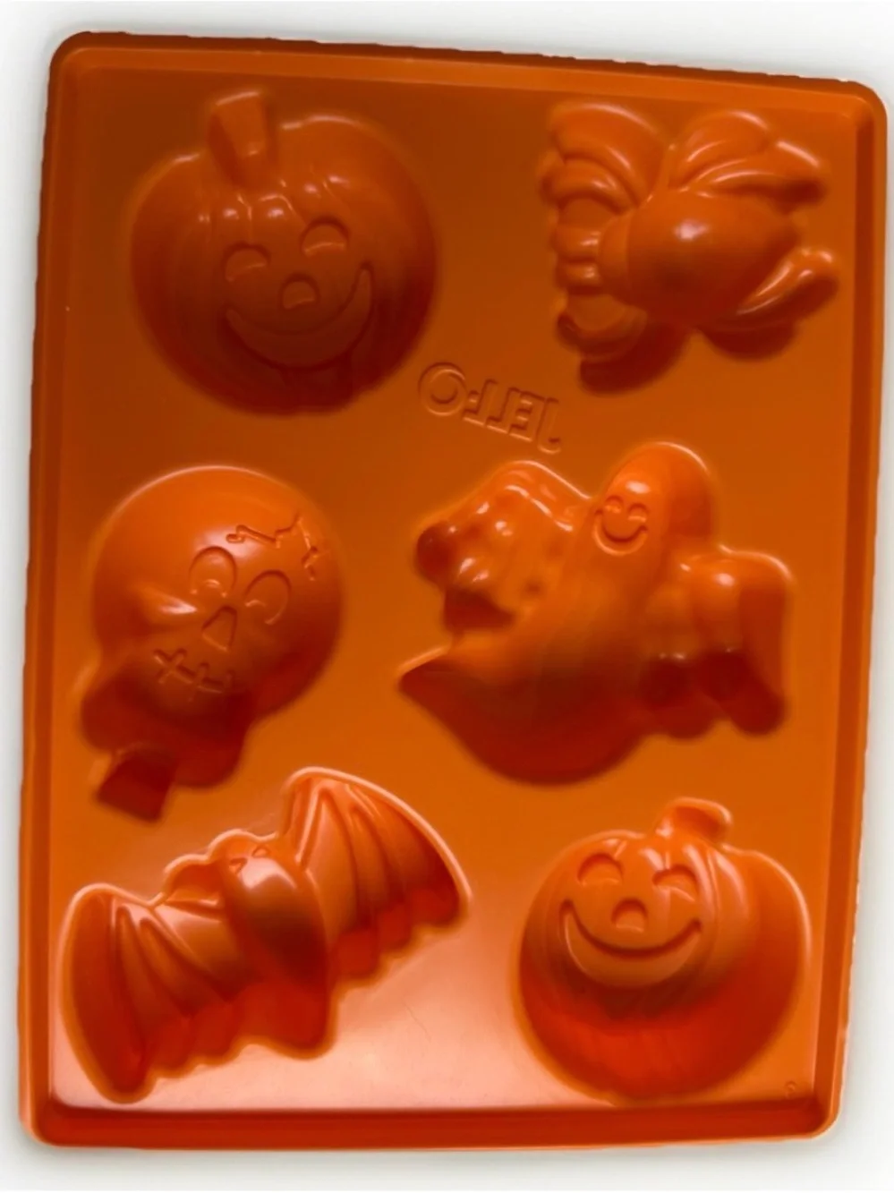 Vintage JELL-O Holiday Molds Lot of 4 Egg Easter Christmas Halloween Birthday